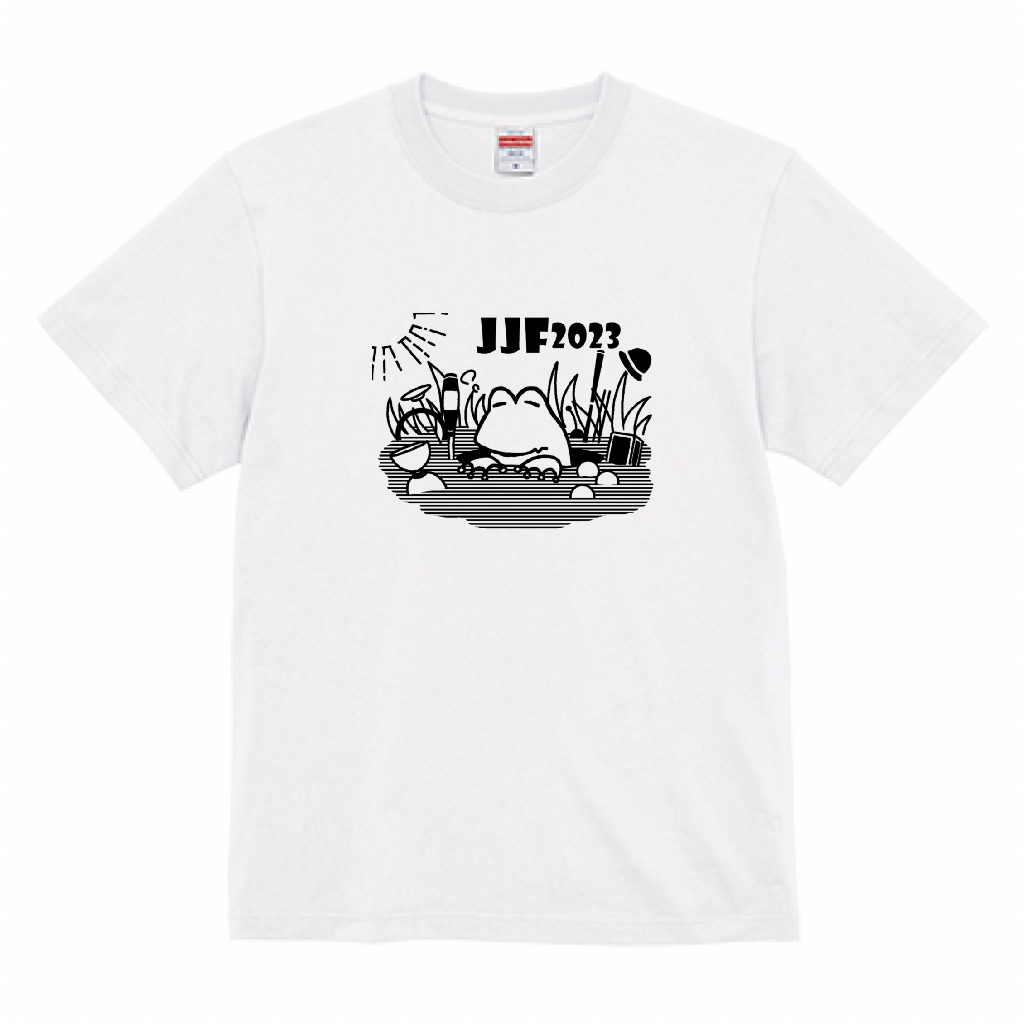 JJF2023 オリジナルTシャツ 前面 ホワイト